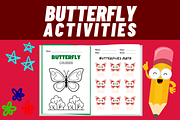 Butterfly Crafts Activities Workbook, a Templates & Theme by Premium Digital Templates (Thumbnail 1 of 4)