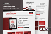 Helene - Educational Ebook Landing P, a Landing Page Template by twinstd (Thumbnail 1 of 5)