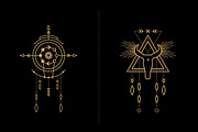 Mandala Set - Tribal Shaman, a Decorative Illustration by S K Y B O X (Thumbnail 4 of 11)