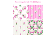 Pink and white hydrangea clipart, an Illustration by Annakristal (Thumbnail 4 of 4)