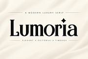 Lumoria – Modern Luxury Serif Font, a Serif Font by Wow Magic (Thumbnail 1 of 5)