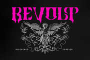 Blackletter Logo Font - Zulta Music, a Blackletter Font by Illushvara Design (Thumbnail 7 of 10)