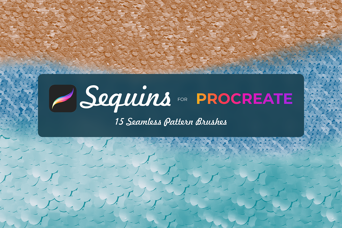 15 Sequins brushes for Procreate, a Brush Add-On by Graphics Resources (Photo 4 of 9)