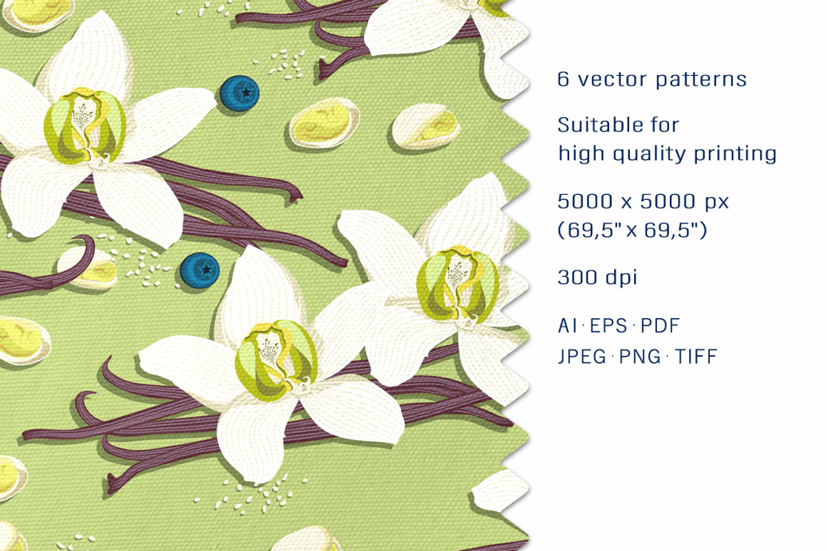 Vanilla spice - Set of patterns, a Pattern Graphic by Yummy (Photo 2 of 7)
