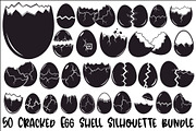50 Cracked Egg Shell Silhouette, an Illustration by musafir_fashion (Thumbnail 1 of 55)