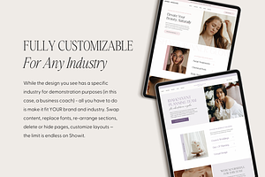 Showit Website Template Jessie