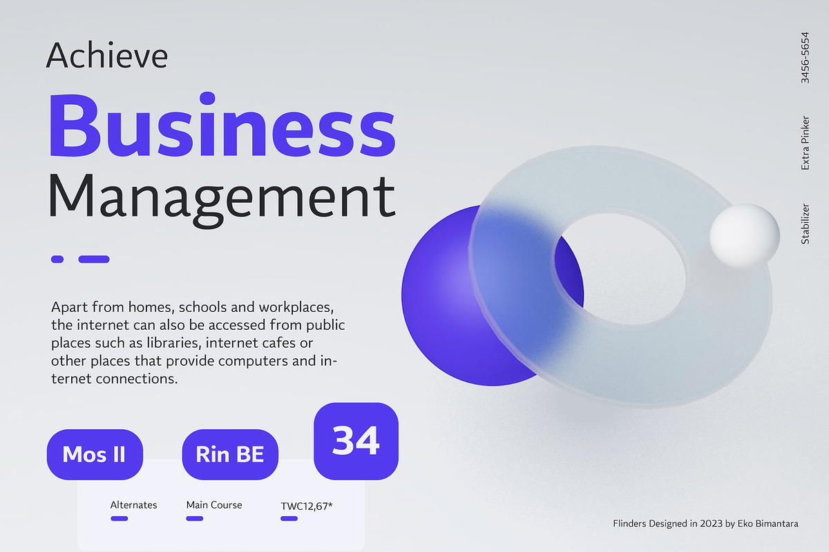 Flinders; Sans Font Family, a Sans Serif Font by Eko Bimantara (Photo 13 of 13)