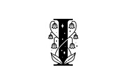 Letter I Lily of the Valley Logo, a Branding & Logo Template by Buqancreative (Thumbnail 1 of 4)