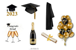 Graduation 2023. Graduates Clipart.