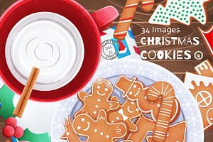 Gingerbread Christmas png Clipart