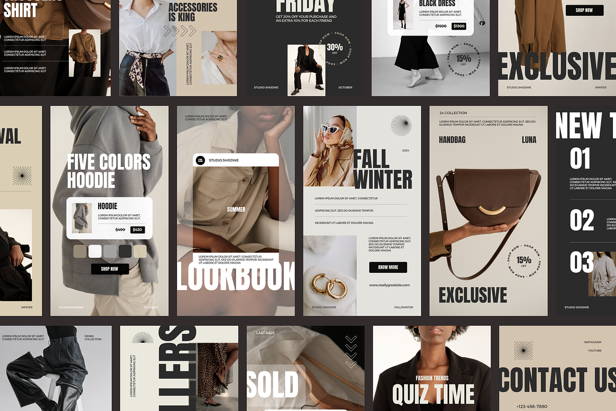 The Sand | Social media kit, a Social Media Template by Vector and Templates (Photo 3 of 8)