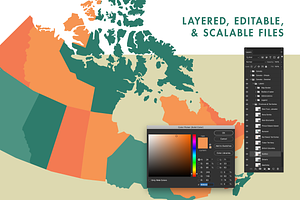 Canada Vector Map