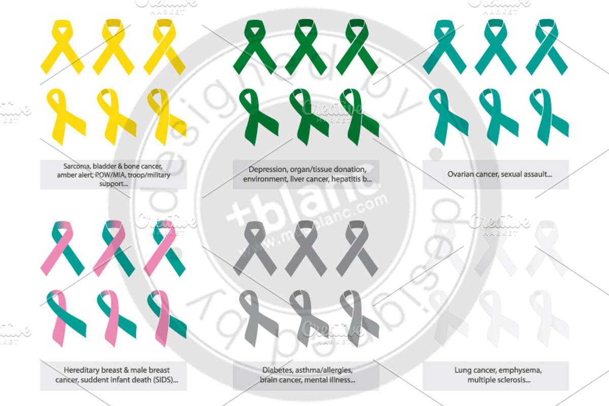 Awareness ribbons, an Icon by mesblanc (Photo 3 of 3)