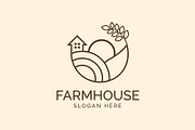 Farmhouse - Farm Logo Template, a Branding & Logo Template by Creattlle (Thumbnail 3 of 4)