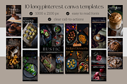 Dark Moody Pinterest Canva Templates, a Social Media Template by Made by Melody (Thumbnail 3 of 8)