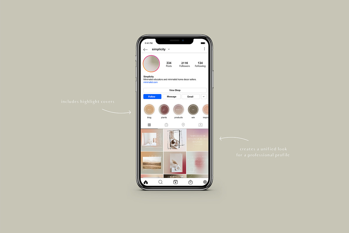 Simplicity Insta Templates for Canva, a Social Media Template by CL Creative Studio (Photo 2 of 12)