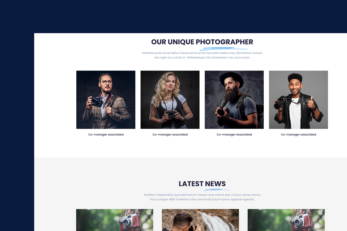 Photographer - Photography Template, a HTML Template by TNCFlow (Photo 3 of 5)