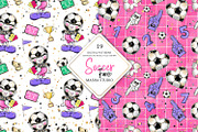 Soccer Seamless Digital Papers, a Pattern Graphic by Masha  Studio (Thumbnail 6 of 8)