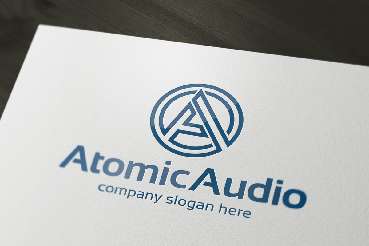 Atomic Audio, a Branding & Logo Template by dm243 (Photo 1 of 3)