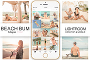 Beach Bum Pro Lightroom Preset, an Action Add-On by Design Aesthetic (Thumbnail 1 of 7)