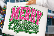 Merry Christmas Glitter Png Bundle, a Transportation Illustration by SinaCreation (Thumbnail 3 of 7)