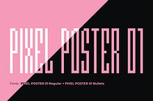 Pixel Poster 01 - Typeface