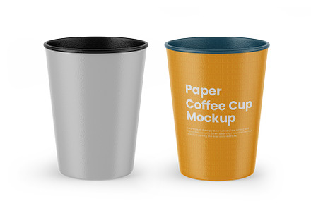 Paper Coffee Cup Mockup