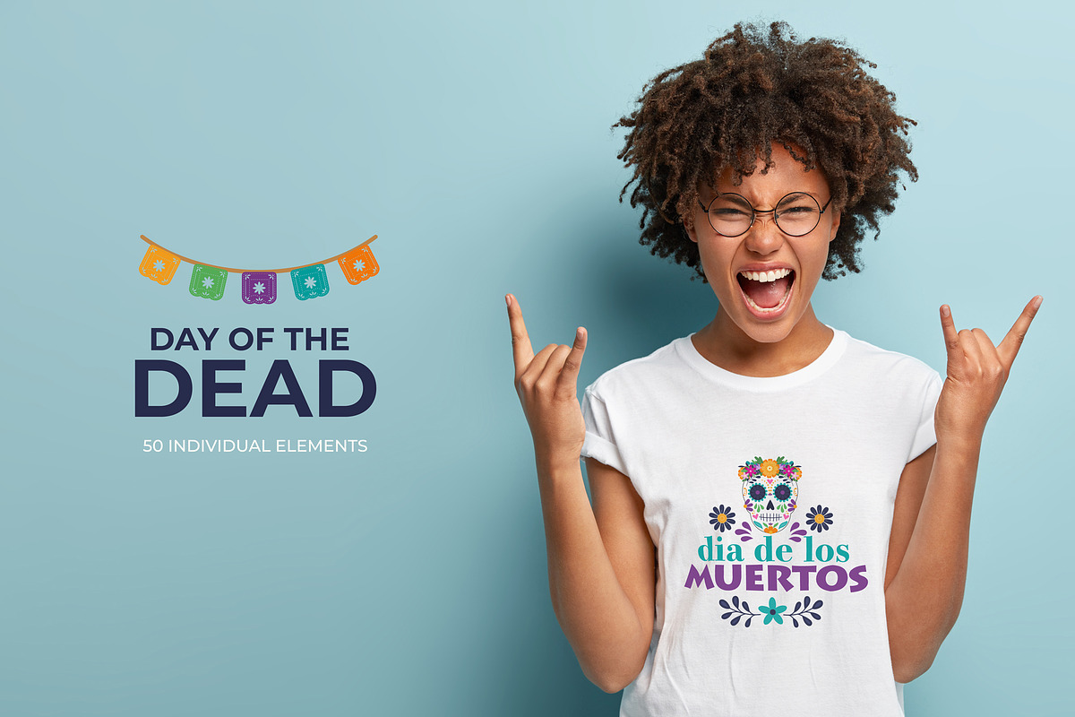 Day of the Dead Set, a Pattern Graphic by Studio Cien Epochs (Photo 6 of 6)