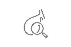 Gallbladder with magnifying glass, an Object Illustration by GraphiShop