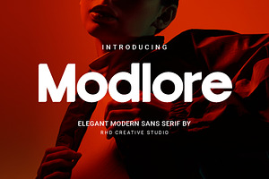 Modlore - Elegant Modern Sans Serif