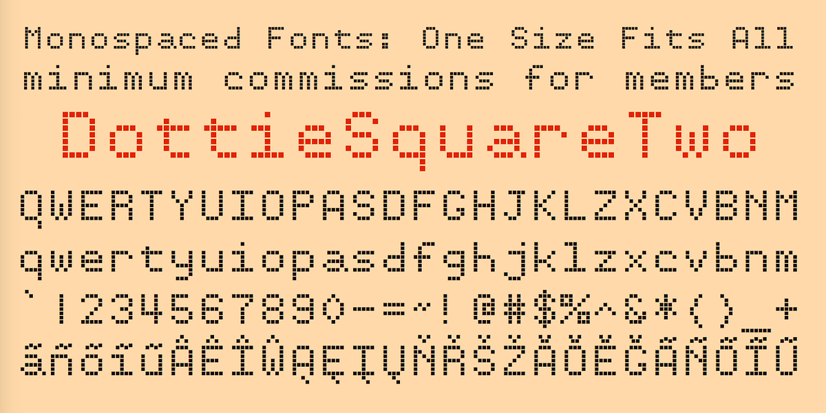 Dottie, a Font by Ingrimayne Type (Photo 3 of 5)