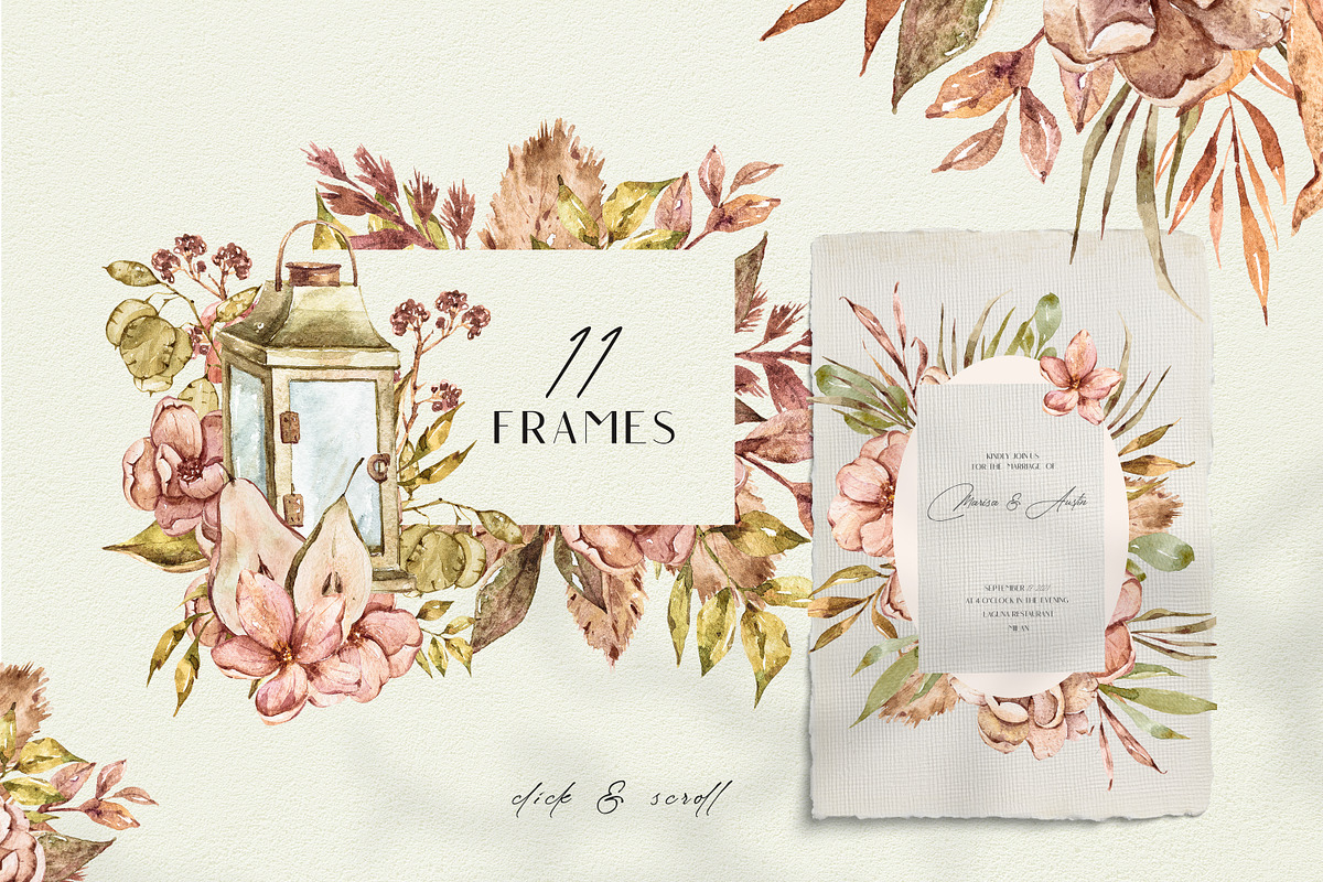 -20% Watercolor PUMPKIN SEASON set, a Texture Illustration by Tiana Geo (Photo 6 of 16)