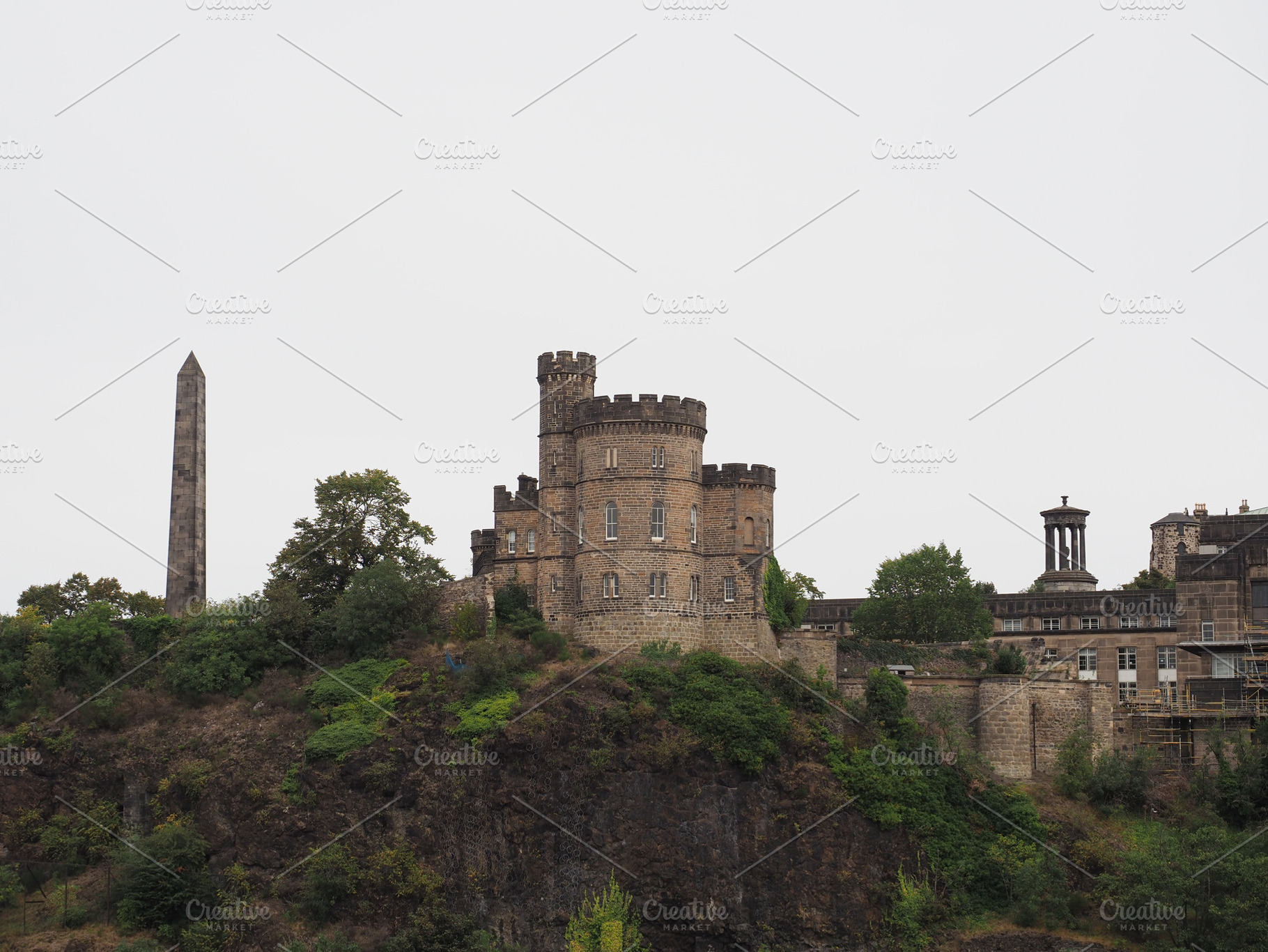 Calton Hill in Edinburgh, a Photo by WorldPhotos