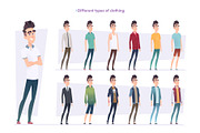 %SALE% -Cheerful Guy Creation Kit, an Object Graphic by VectorVision (Thumbnail 4 of 9)