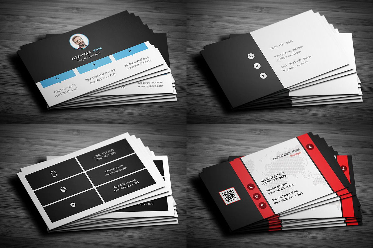 20 Business Cards Bundle, a Business Card Template by Saman Osama (Photo 4 of 5)
