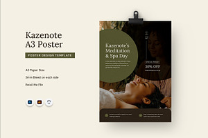 Kazenote - Poster Template, a Poster Template by Fannan Studio