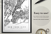 Map Poster Creator for Photoshop, a Plug-in Add-On by Drifter Studio (Thumbnail 6 of 8)