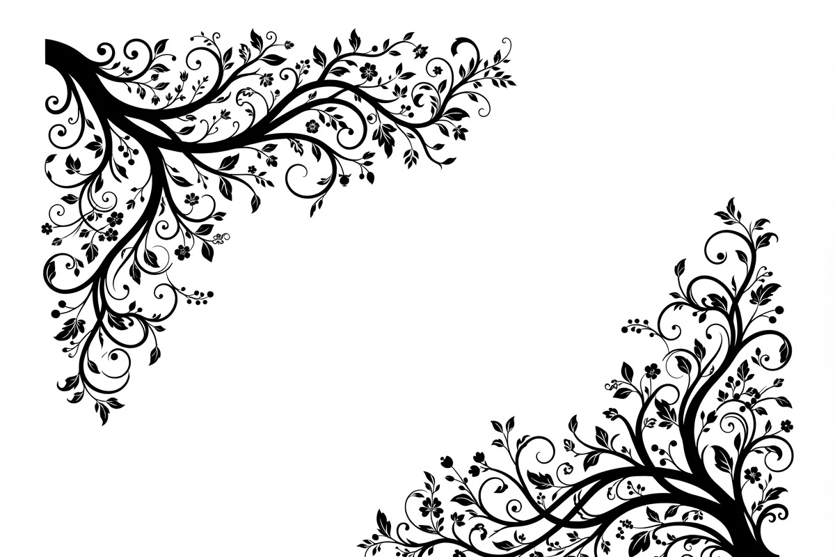 50 Tree Branch Corner Silhouette, a Decorative Illustration by Amazin_art (Photo 23 of 46)