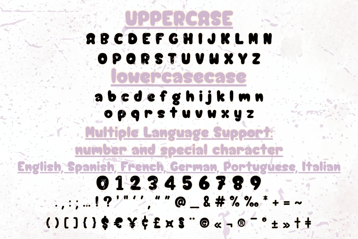 Sweet Rock Retro - Handwriting, a Handwritten Font by Charmingbear59.design (Photo 5 of 5)