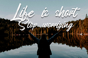 Northblue - Brush Font, a Script Font by Mayofont (Thumbnail 6 of 7)