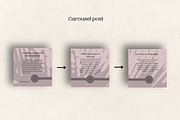 Lavender Author Instagram Template, a Social Media Template by Little Creative Scribbles (Thumbnail 4 of 10)