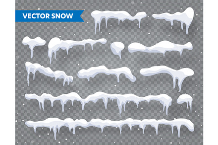 Snow, ice cap with shadow set, a Texture Graphic by 32pixels