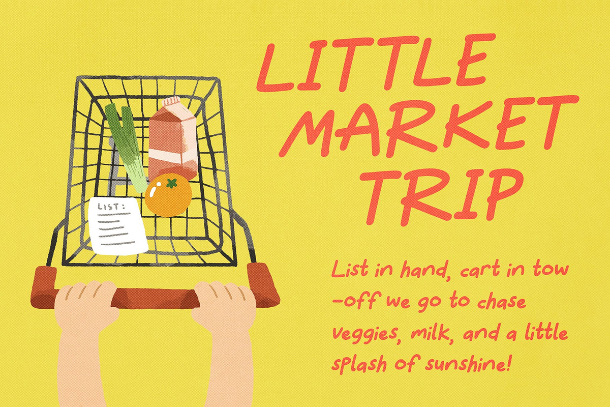 CS Belric – Cute Handwritten Font, a Handwritten Font by Craft Supply Co. (Photo 6 of 8)