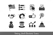 Voting and elections icons, an Icon by Teneresa (Thumbnail 2 of 2)