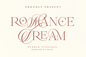 Romance Dream - Hybrid Font