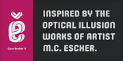 Core Escher, a Sans Serif Font by S-Core (Thumbnail 2 of 8)