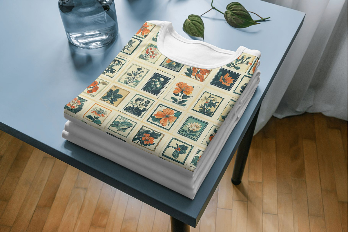 12 Cheery Floral Stamps Patterns, a Pattern Graphic by Inknfolly (Photo 6 of 7)