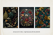 Vintage Botanical Foliage Wall Art, a Poster Template by Pixeness Studio (Thumbnail 2 of 2)