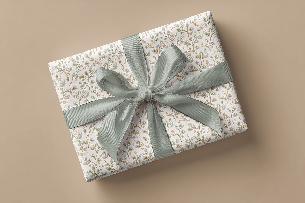 Wrapping Paper Gift Box Mockup, a Packaging Mockup by 1001 mockups (Photo 5 of 8)