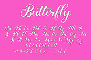 Butterfly - Handwriting Font, a Handwritten Font by InermediaSTUDIO (Thumbnail 4 of 6)